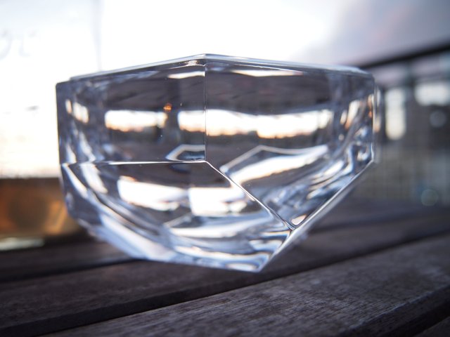 Crystal Vase on Table