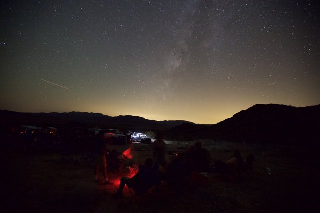 Desert Night Sky Camping