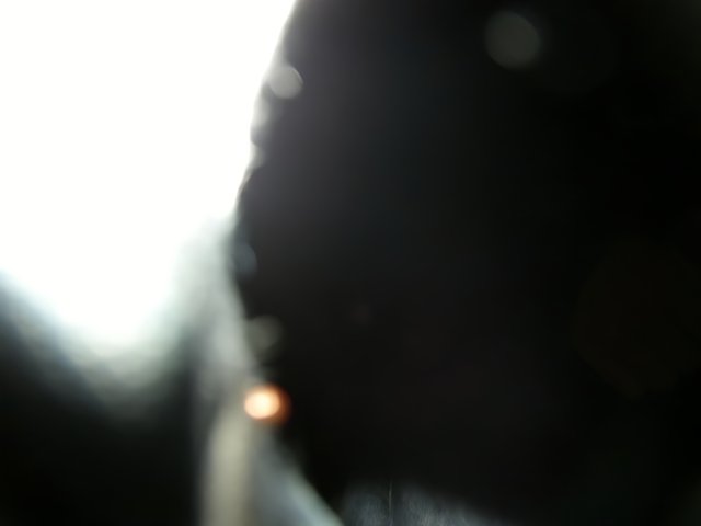 Blurred Car and Bright Light