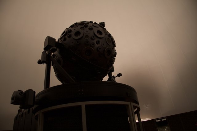 The Planetarium Sphere atop the Building