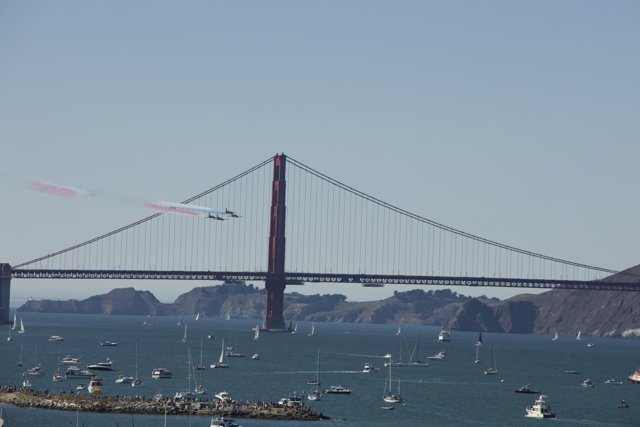 Ascending Above the Blue - San Francisco's Fleet Week Air Show 2023