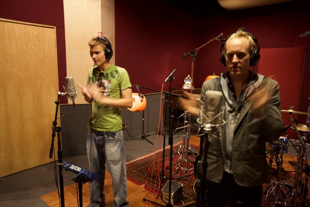 Recording Session with the Josh Freese Band