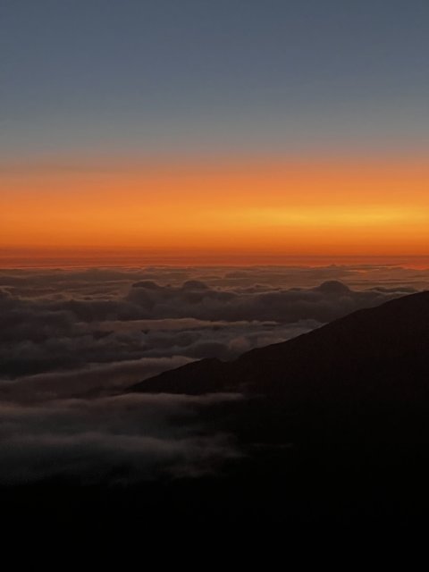 Majestic Sunset over Haleakalā Mountains