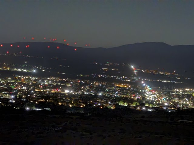 Desert Hot Springs at Night