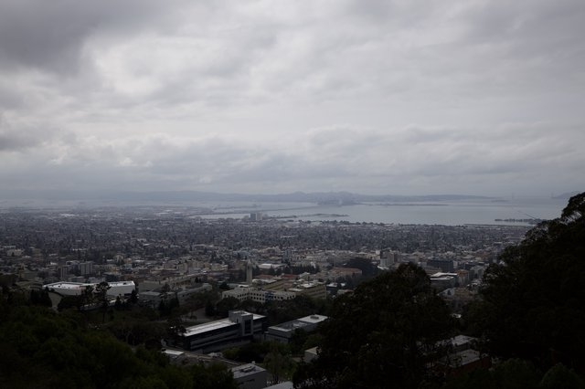 Overcast Bay View from Berkeley Hills