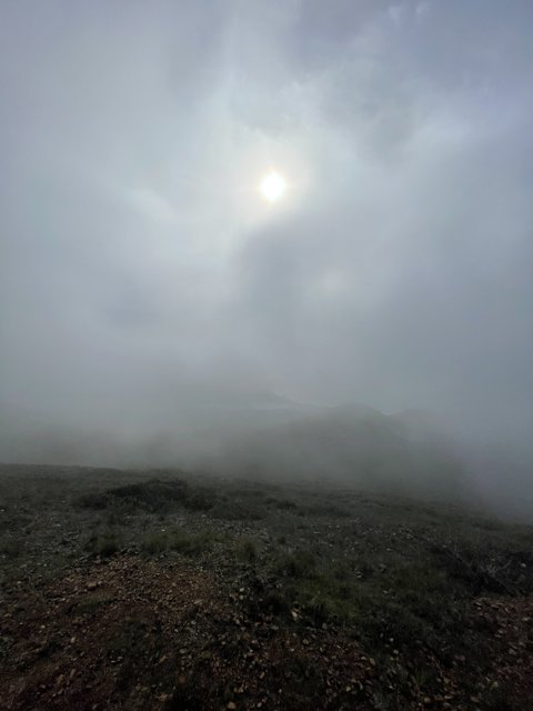 A Spectacular Misty Mountain Sunrise