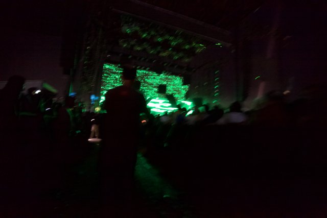 Green Neon Crowd