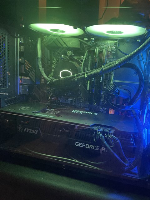 Blue-Lit PC Case