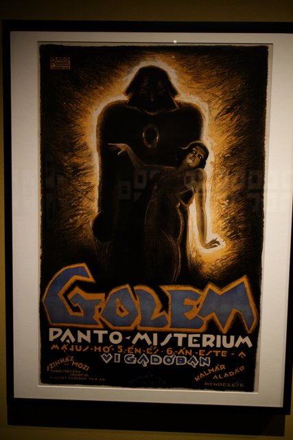 Golem Movie Poster on Display