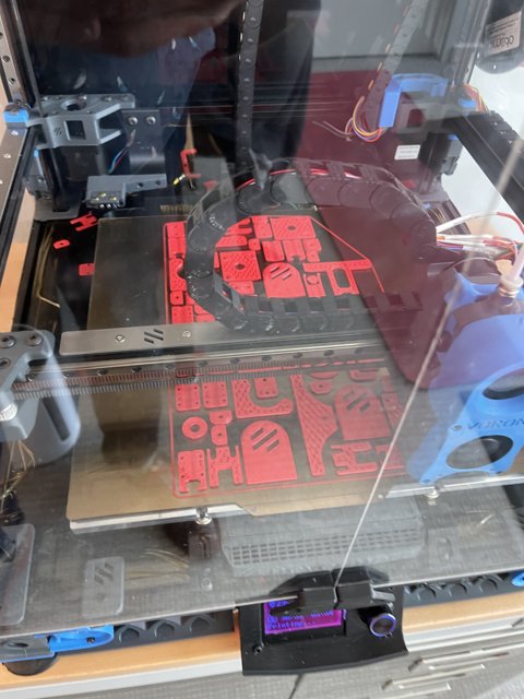 Red and Black 3D Printer in San Francisco