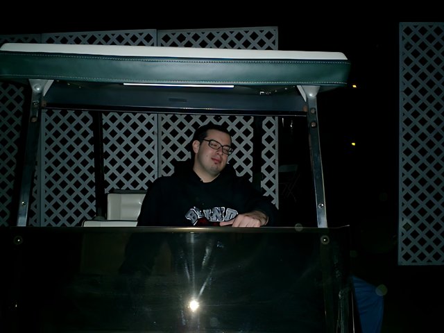 Nighttime Golf Cart Ride