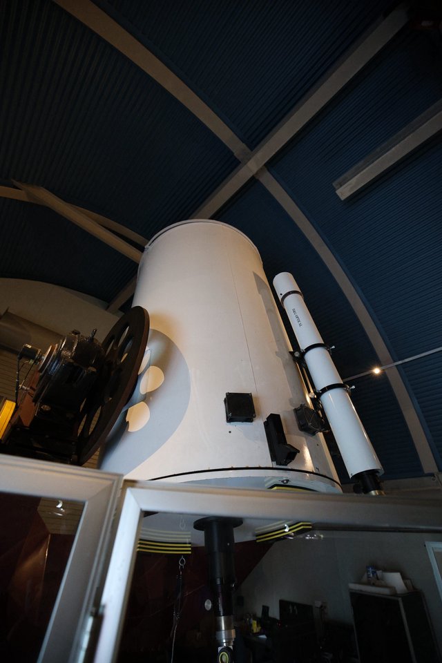 Telescope Observatory Under Dark Blue Ceiling