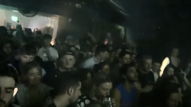 Crowded Underground Venue Late Night Scene in London