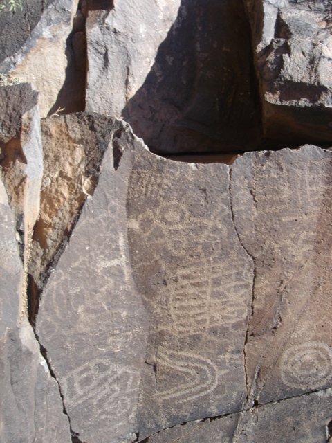 Ancient Art on Slate Rocks