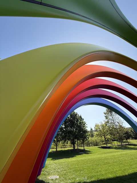 Rainbow Arches in Apple Park
