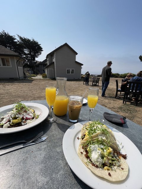 A Delicious Brunch Outdoors