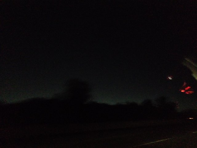 Night Drive Under Starry Sky