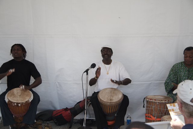 Drumming Circle at the Detour Festival