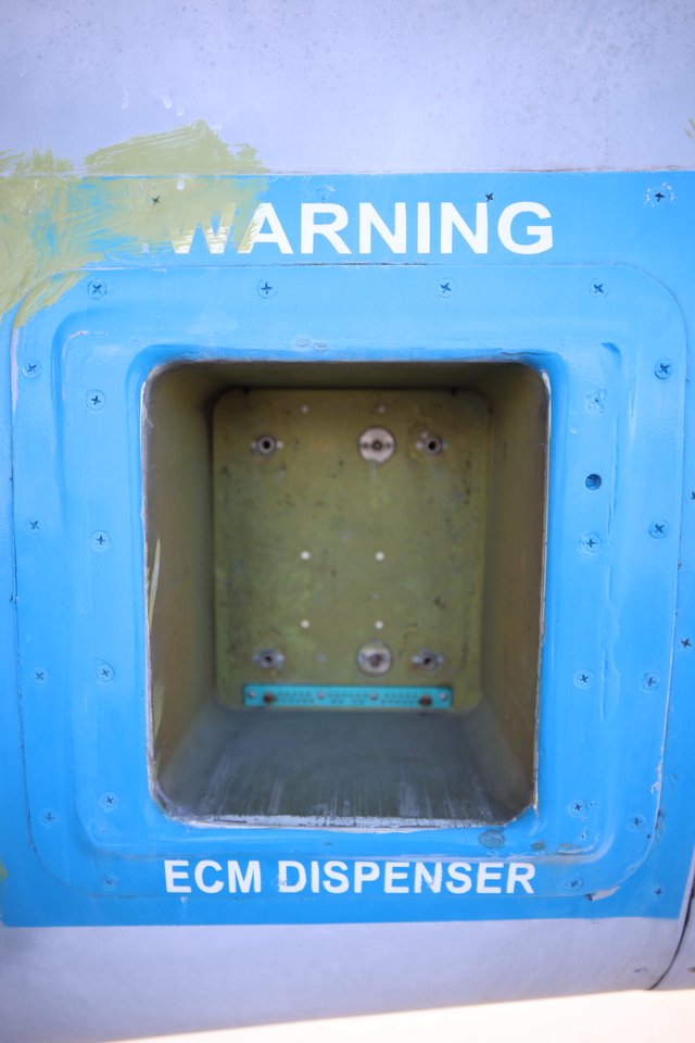 ECM Dispenser Warning Hatch Aboard USS Hornet