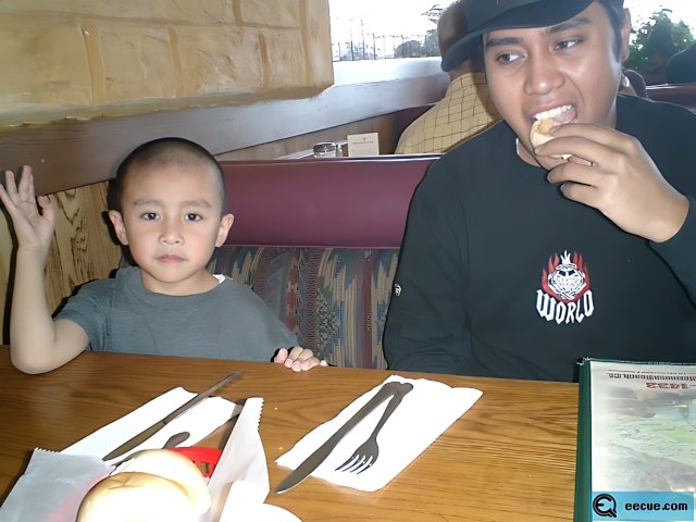 Father and Son Lunch Date