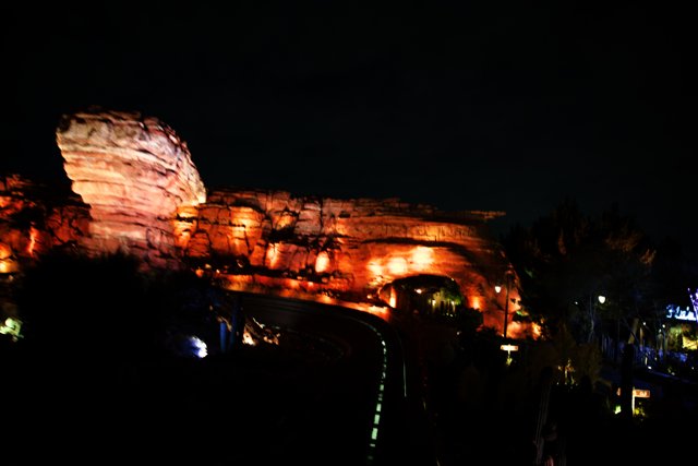 Enchanting Rock Formation at Disneyland