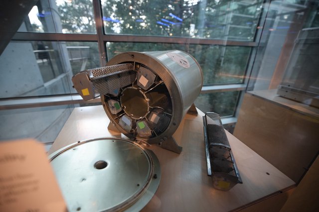 Disassembled Aerospace Component on Museum Display