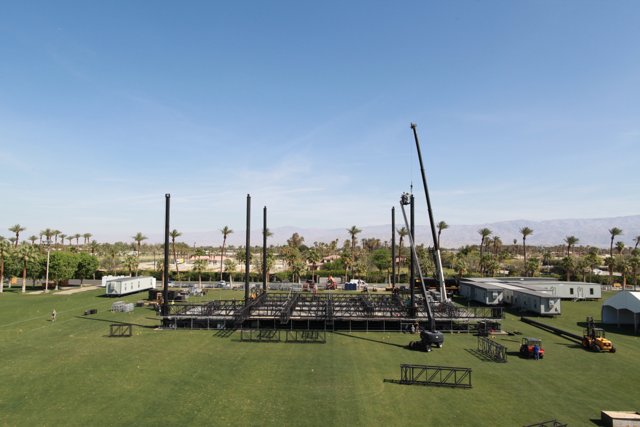 The Grand Stage in the Middle of a Field
