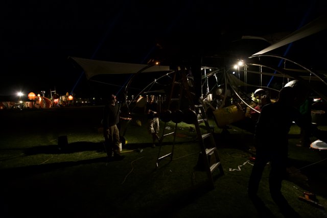 Nighttime Gatherings at Coachella