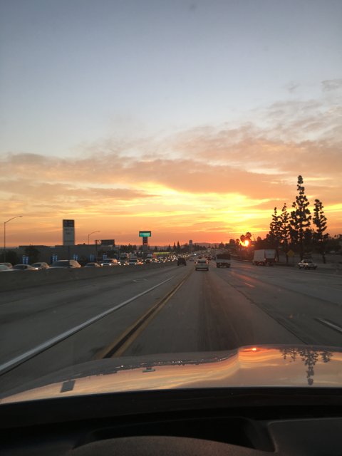 Sunset Drive on the Montclair Freeway