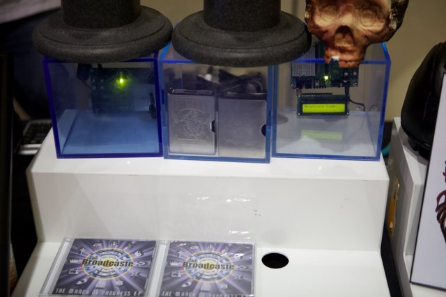 Hat and Skull Display