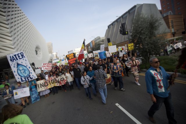 Yokozuna Leads Pre-Coachella Protest March
