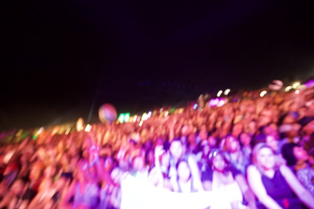 Blurred Nightlife at Coachella 2014