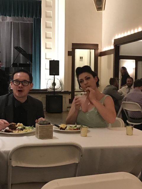 Dining at a Los Angeles Restaurant
