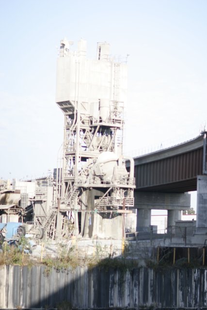 Towering Industrial Factory