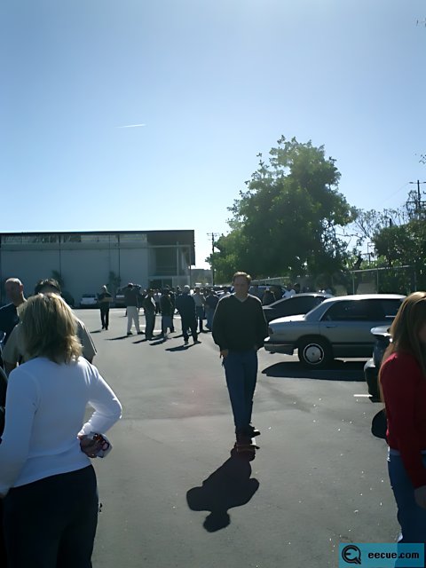 A Crowd in the Parking Lot