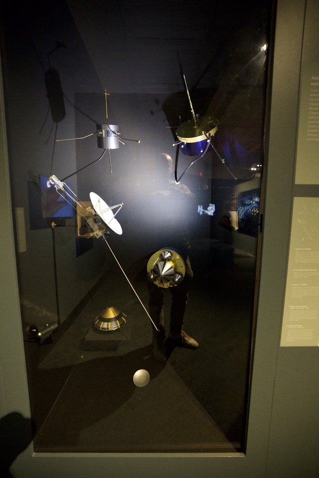 Space Exploration Satellite Models Museum Display