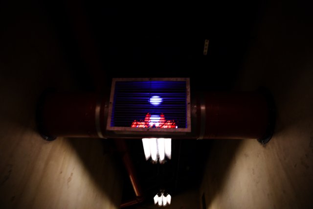 The Mysterious Red Pipe Light