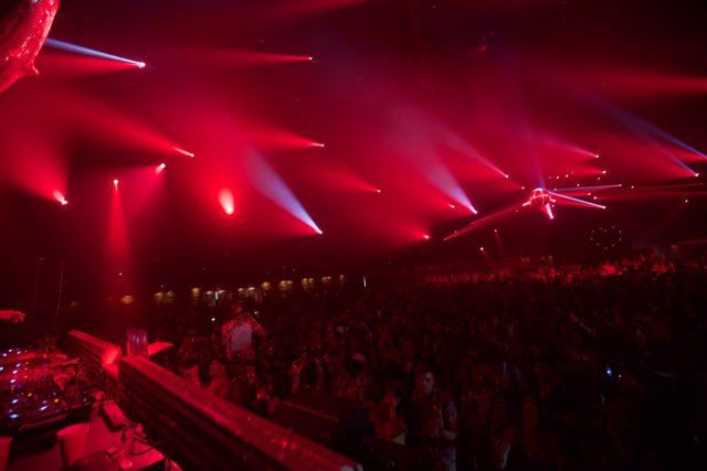 DJ energizes the crowd at Coachella 2016
