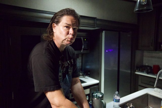 Pensive Moments in the Kitchen