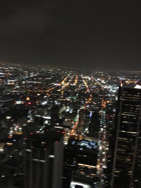 Nighttime Cityscape from Above