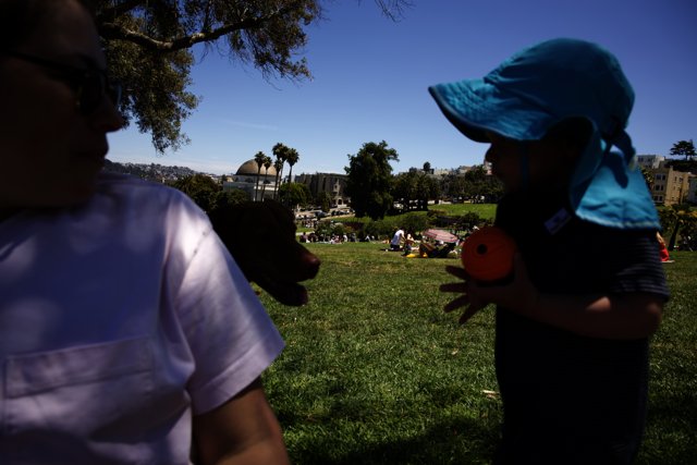 Delight in Delores Park: A Moment Cherished Under the Azure Sky