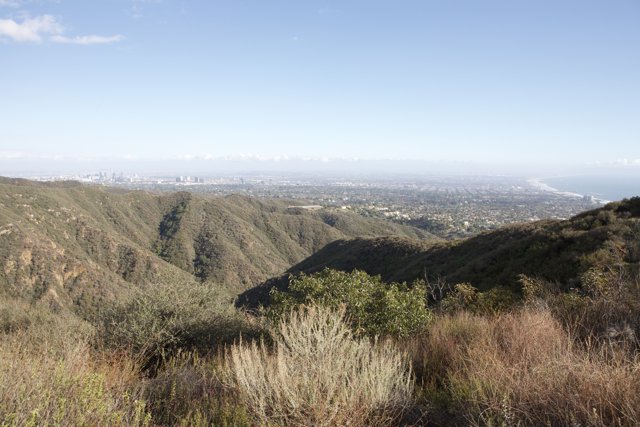Breath-taking view of the Temescal Canyon