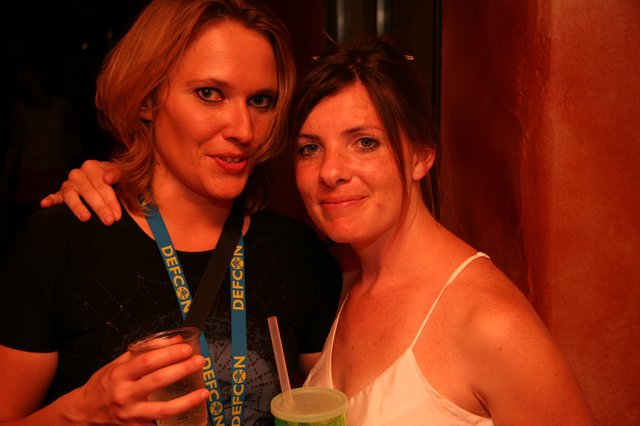 Two Friends Celebrating at DEF CON 2005