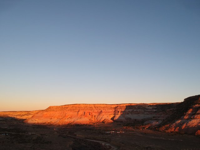 Red Cliff Sunset at Navajo Canyon