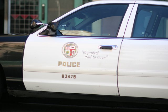 Parked Police Car in Little Tokyo