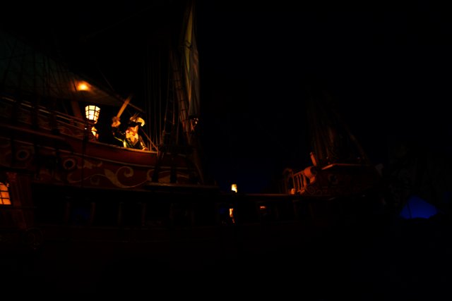 Enchanting Night at the Pirate Ship