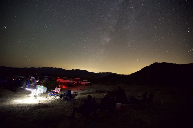 Under the Starry Sky: A Night of Camping and Adventure