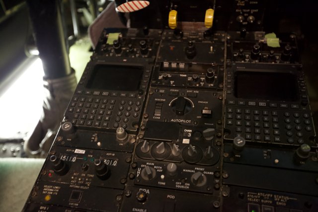 Inside the Cockpit: Controls and Lights of a Military Aircraft