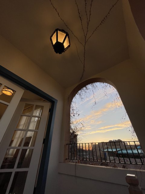 Sunset Through the Archway