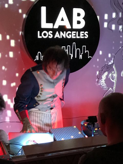 Man in a Suit at Lab Los Angeles